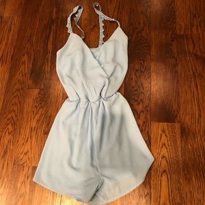 M\L baby blue romper